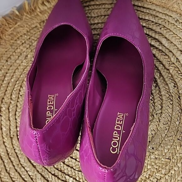 Coup D' Etat Faux Croc Size 8.5 Pumps - Picture 8 of 10